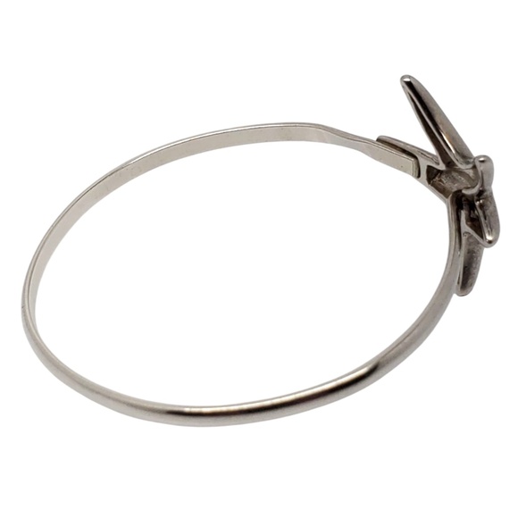 Hogan & Bolas Sterling Silver Starfish Bangle Bracelet #21006 - Picture 4 of 11